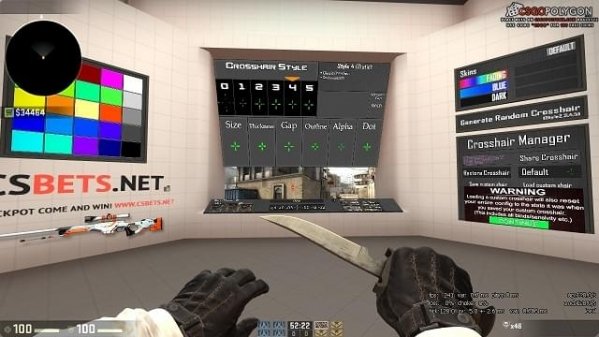 CSGO 国服 准心怎么改，里面没有创意工坊这个选项