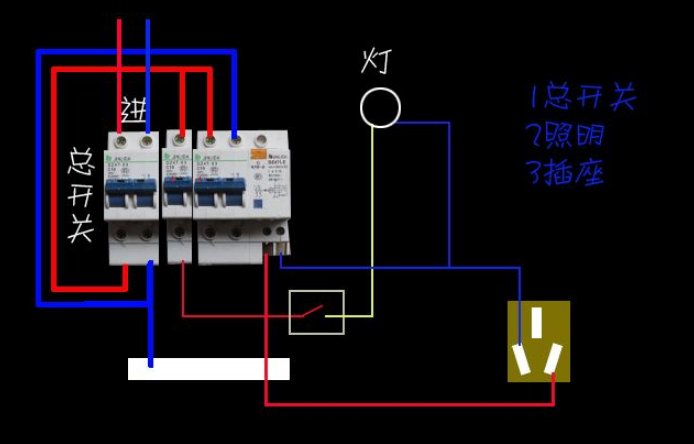 空气开关在电路图中的图号用什么表示