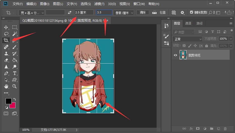 如何用ps制作1寸白底照片尺寸