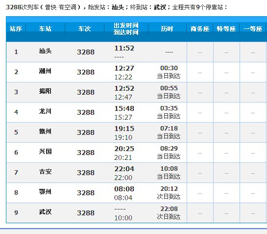 2388次列车路线查询系统