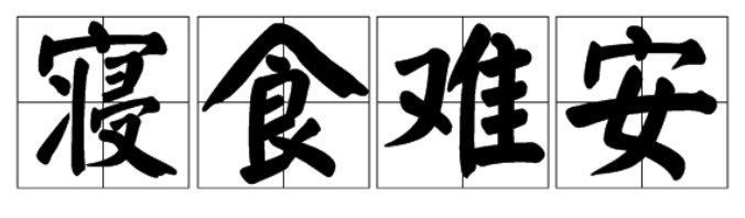 连连碰壁的意思？ 寝食难安的意思？